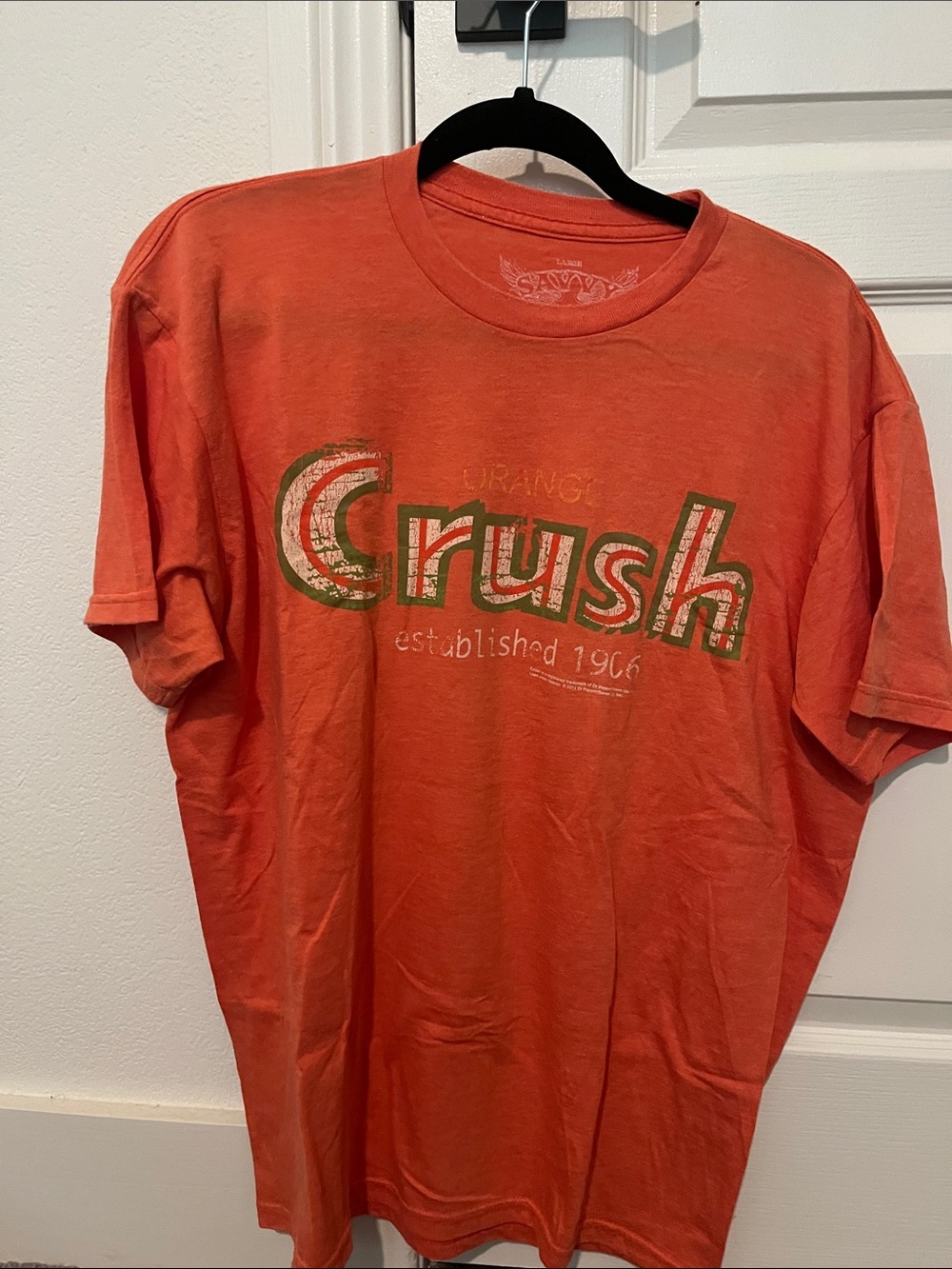Savvy Orange Crush Logo Tee - Orange & Green
